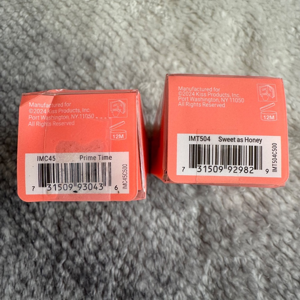 Kiss Impress No Glue Mani/Pedi 2pc Bundle 45 Prime Time 504 Sweet as Honey - Picture 6 of 6
